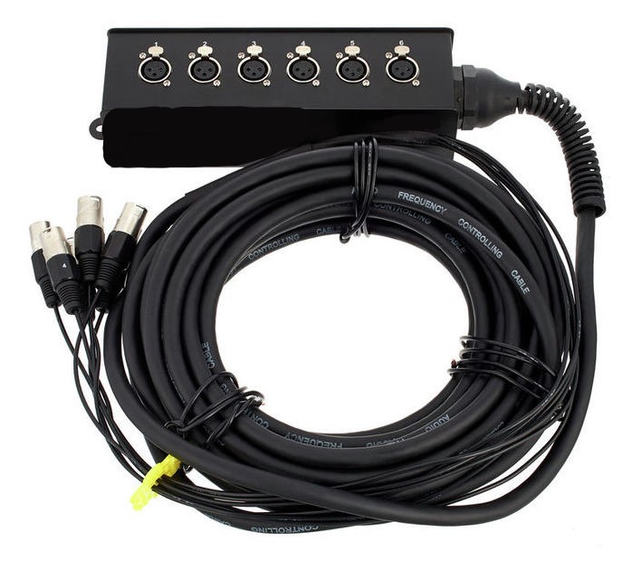 sub-box escenario 6 canales de 10 y 20mts